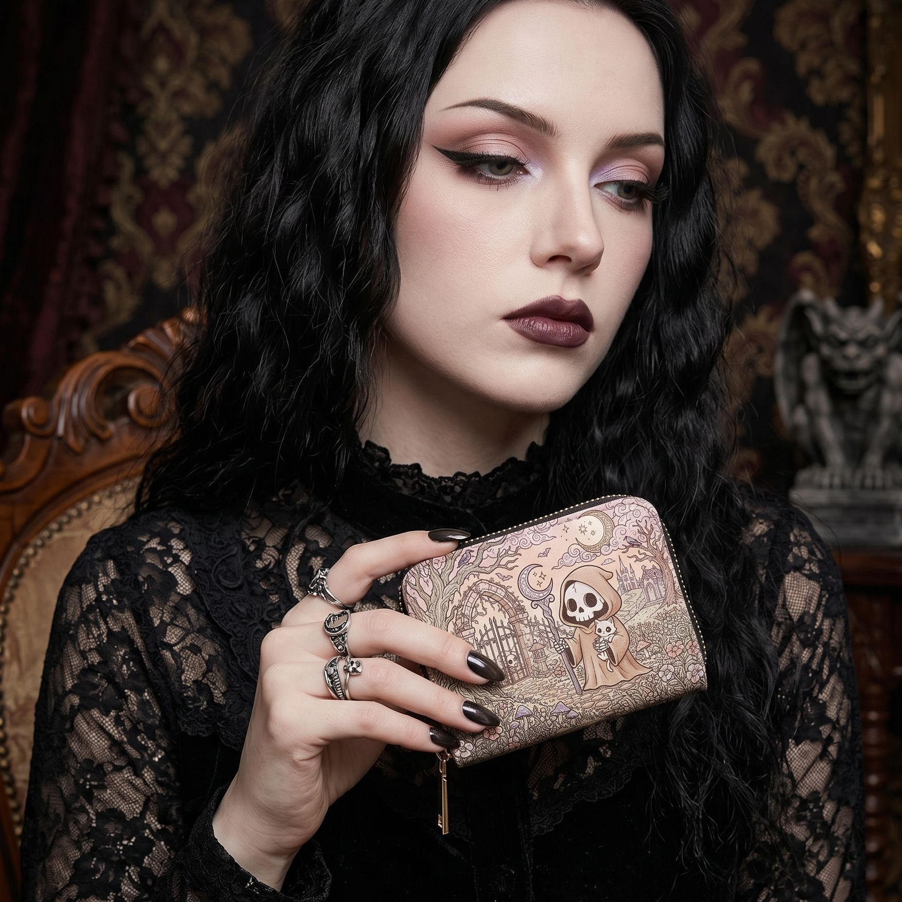 Bone Tales Mini Wallet