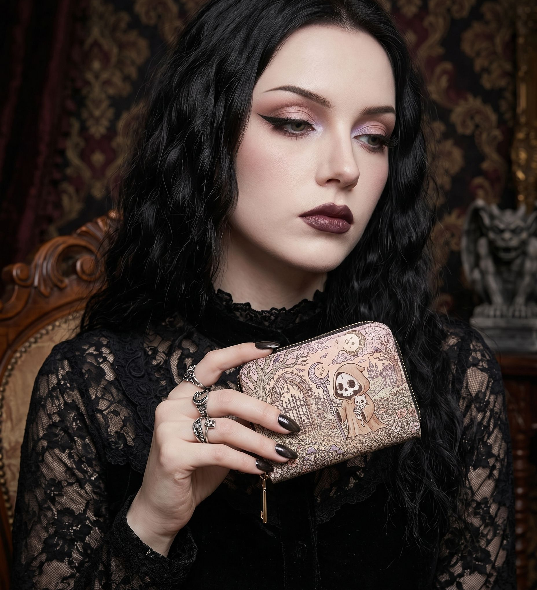 Bone Tales Mini Wallet