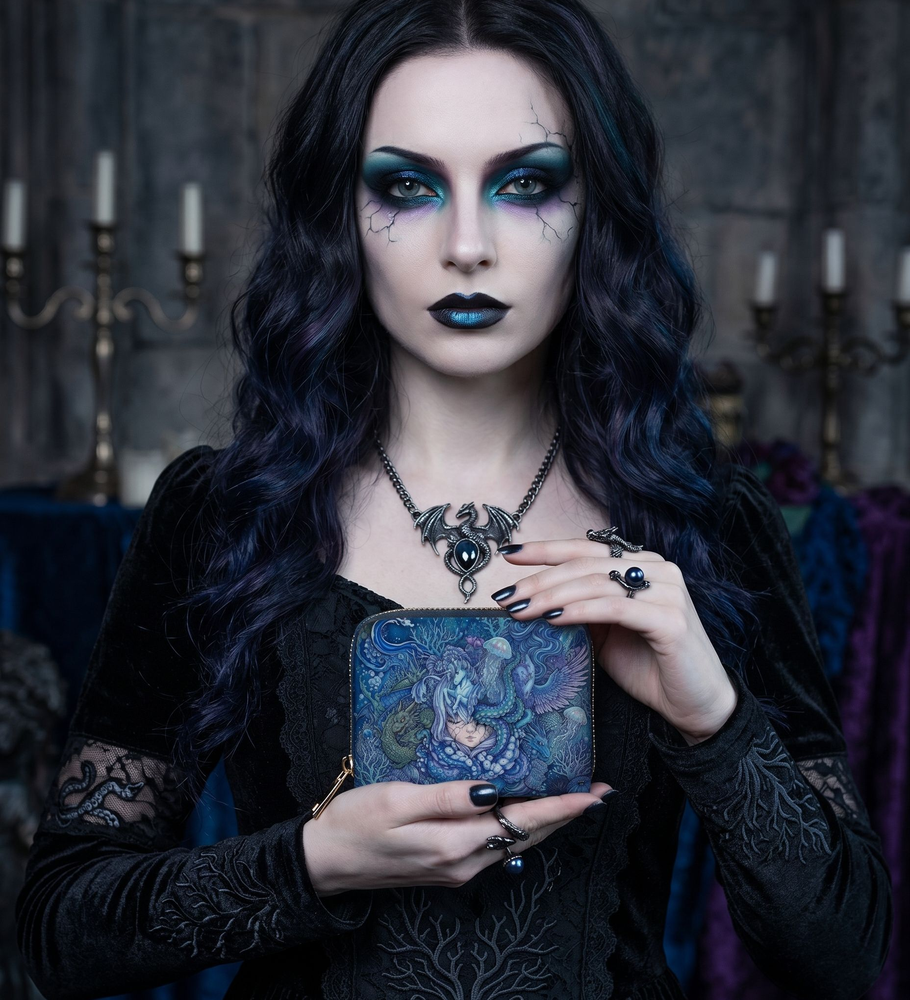 Oceanic Dreamscape  Mini Wallet