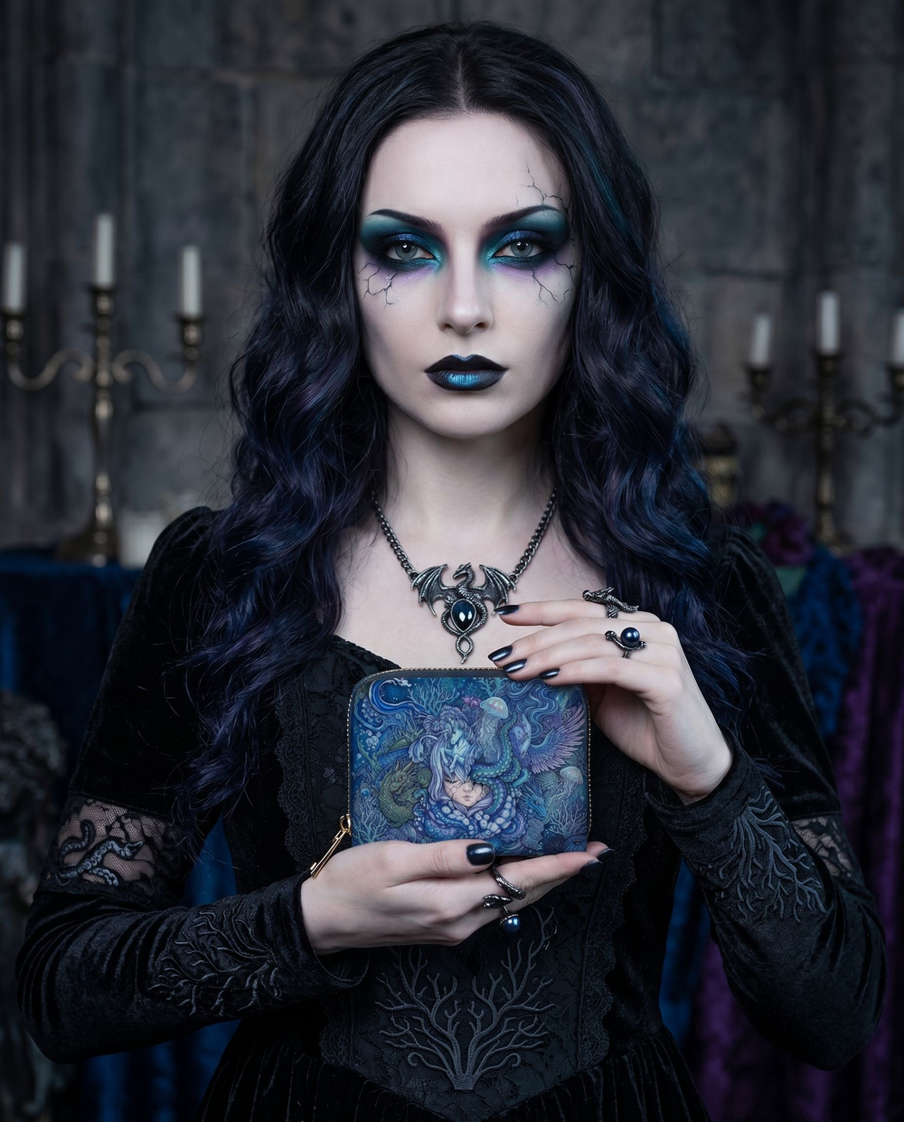 Oceanic Dreamscape  Mini Wallet