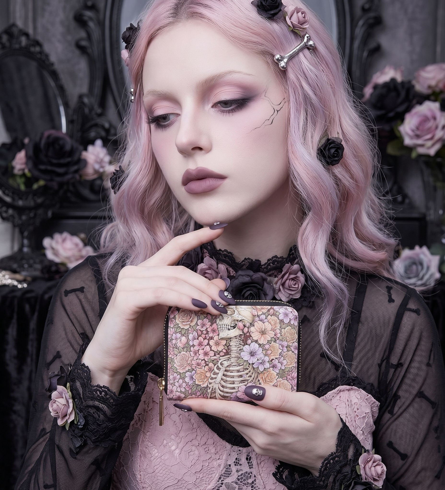 Flower hope Mini Wallet