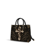 Moonlit Relic Leather Handbag