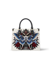 Moth Ritual Leather Handbag