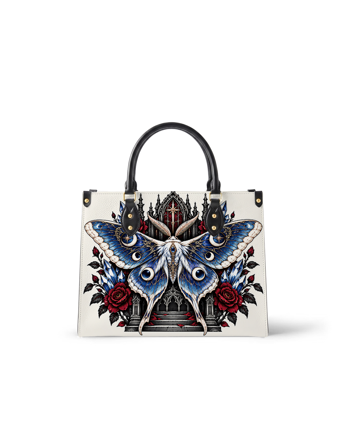 Moth Ritual Leather Handbag