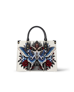 Moth Ritual Leather Handbag