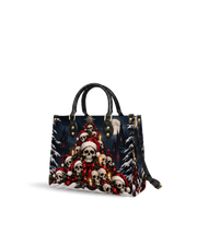 Noir Rite Leather Handbag