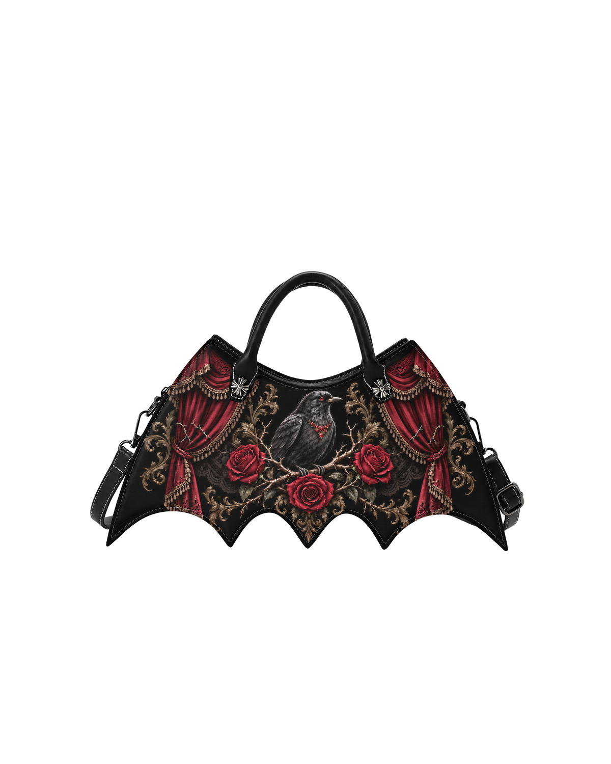 Raven Curtain Bat Wing Bag