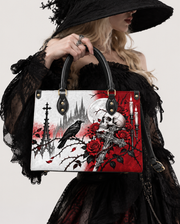 Raven Rose Leather Handbag