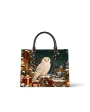 Nix Owl Leather Handbag
