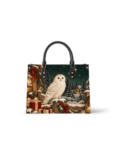 Nix Owl Leather Handbag
