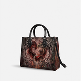 Ember Wings Leather Handbag