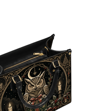 Owl's Gift Leather Handbag