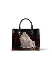 Ghost Lovers Leather Handbag