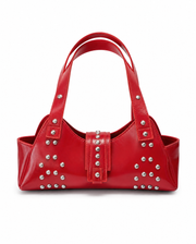 Bratz-Inspired Red Studded Bag
