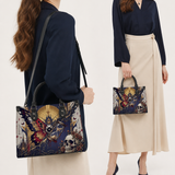 Time Relic Leather Handbag