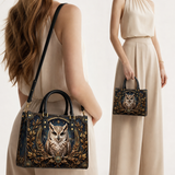 Stellar Owl Leather Handbag