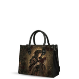 "Byzantium Tear" Leather Handbag
