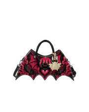 Crimson Heart Bat Castle Bat Wing Bag
