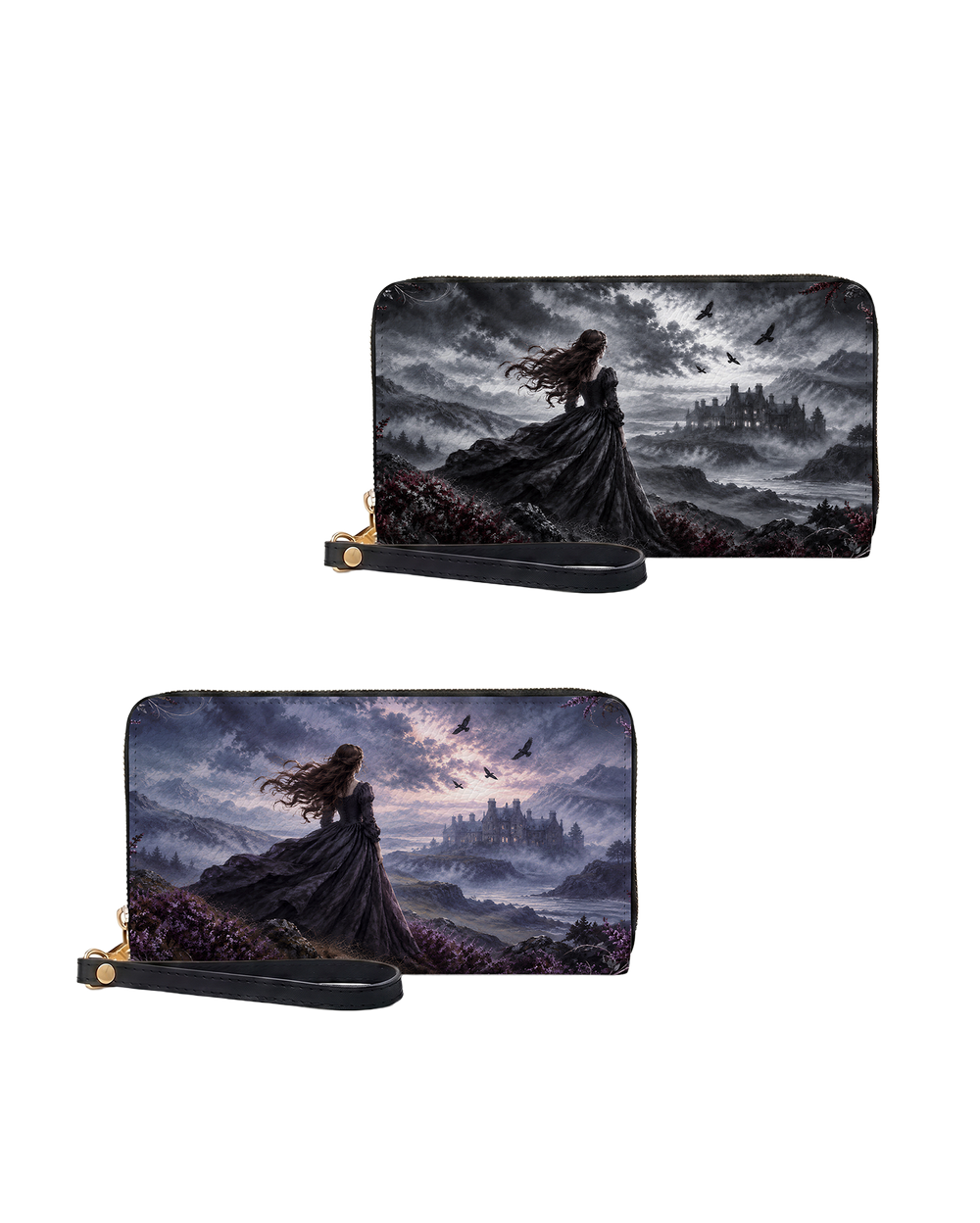 Gothic Reverie Styx Long Zip Wallet