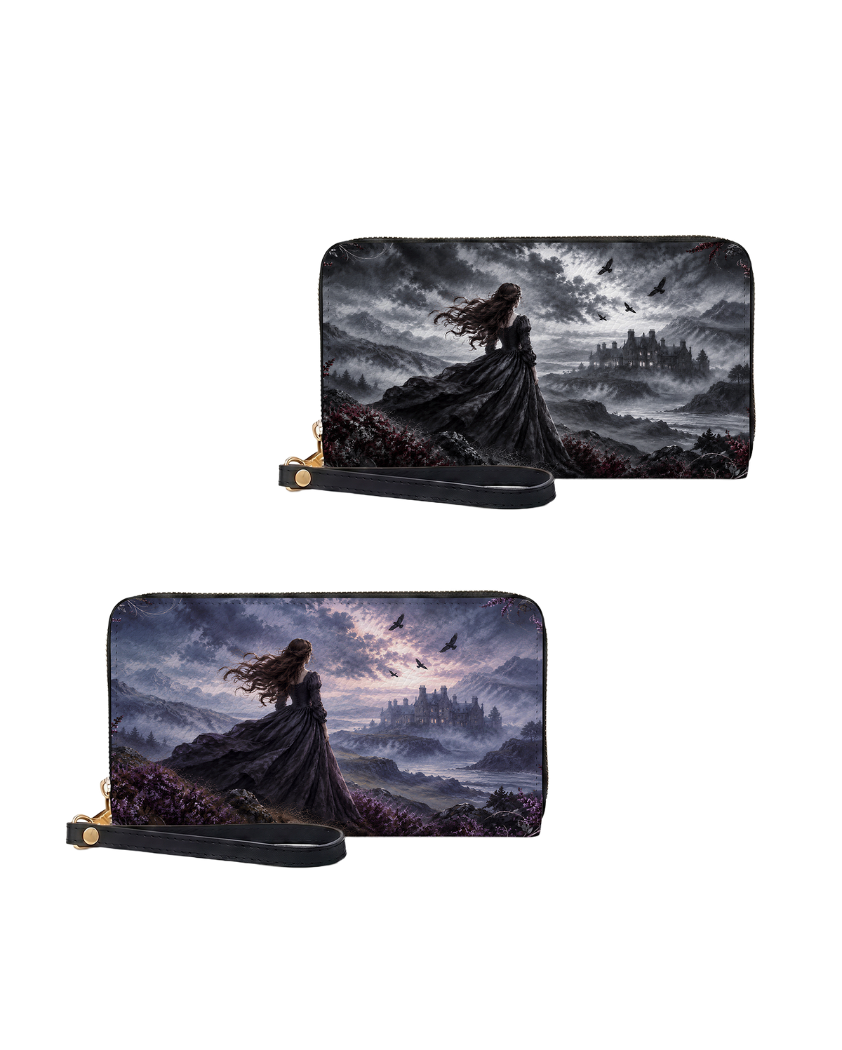 Gothic Reverie Styx Long Zip Wallet