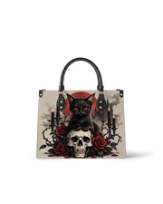 Cat Ritual Leather Handbag
