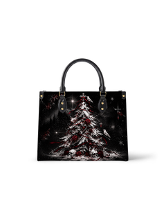 Crimson Noel Leather Handbag