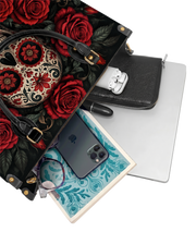 Sacred Bloom Leather Handbag