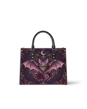 Wing Grimoire Leather Handbag