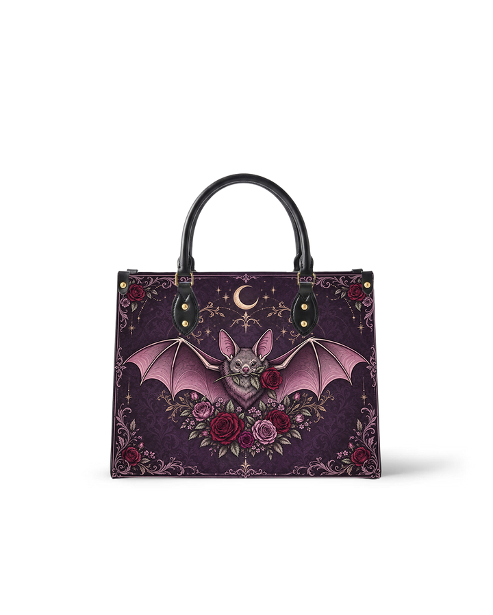 Wing Grimoire Leather Handbag