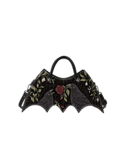 Obsidian Plume Bat Wing Bag