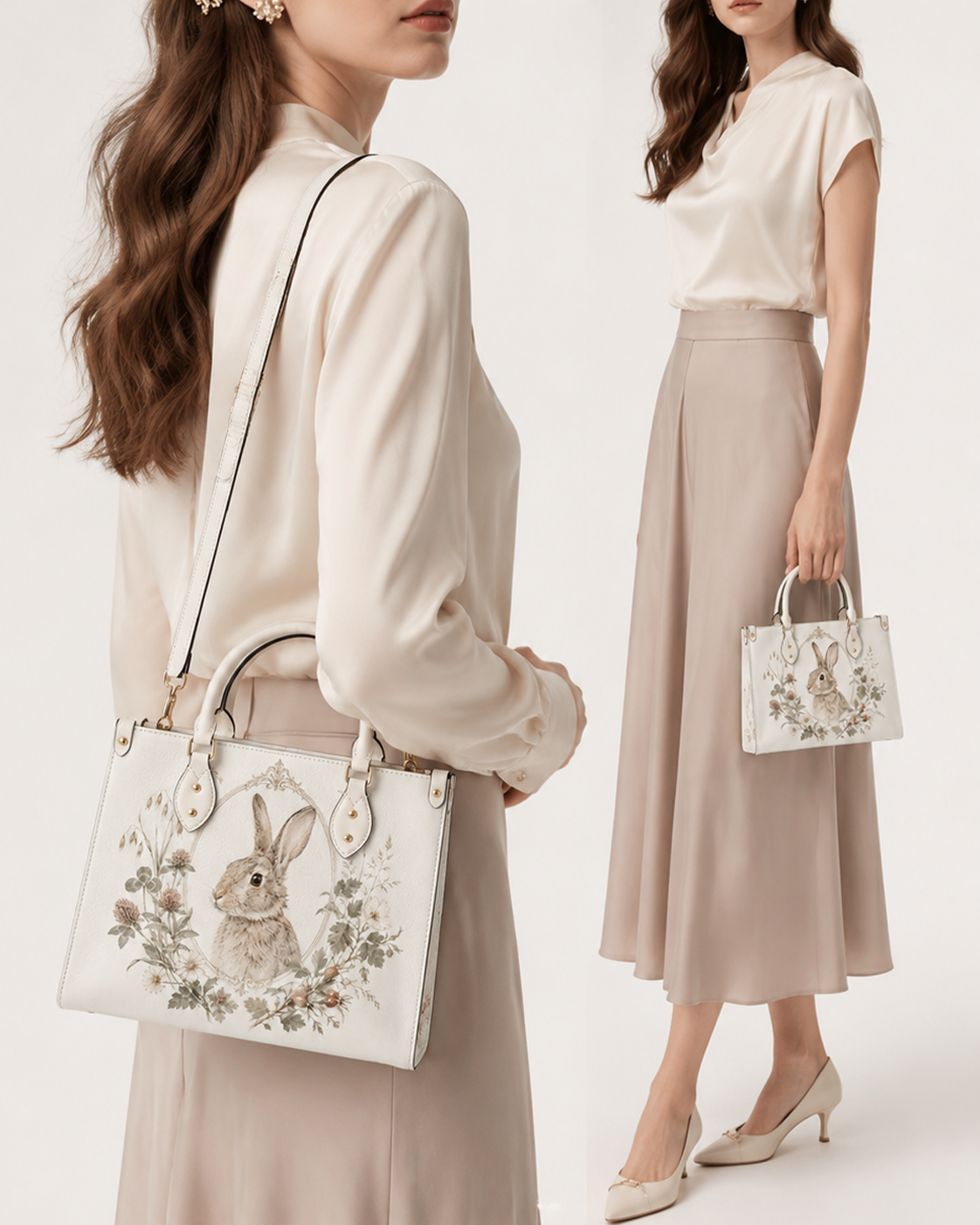 Lapinelle Leather Handbag
