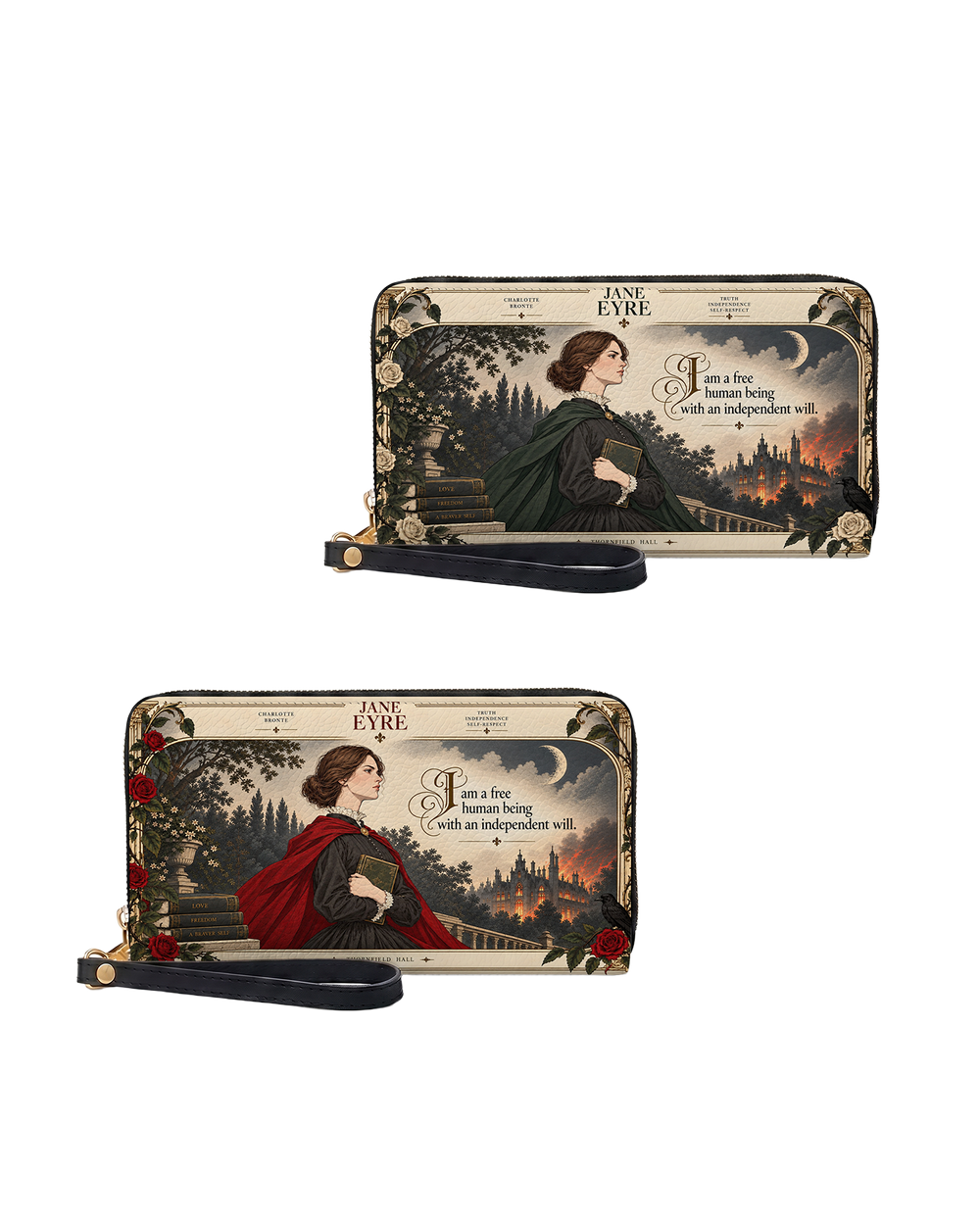 Jane Eyre Long Zip Wallet