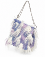 Dreamy Purple Fluff Shoulder Bag