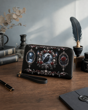 Midnight Vow Long Zip Wallet
