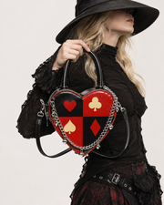Poker Suit Heart Handbag