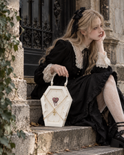 Bleeding Heart Casket Purse