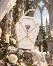Bleeding Heart Casket Purse