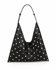 Dark Gilded V-Shape Sling Bag