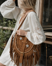 Boho Star Fringe Crossbody Bag