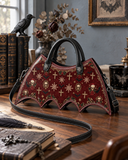 Crimson Hallow Bat Wing Bag