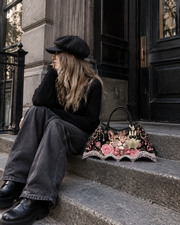 Rose Monarch Bat Wing Bag