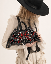 Ribbon Cane Bat Wing Bag