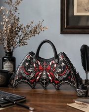 Ribbon Cane Bat Wing Bag