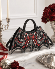 Ribbon Cane Bat Wing Bag