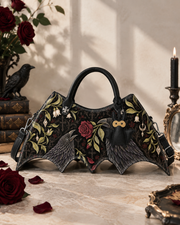 Obsidian Plume Bat Wing Bag