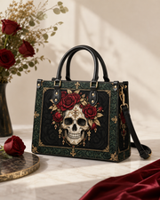Osseous Rose Leather Handbag