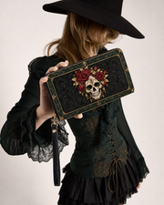 Osseous Rose Long Zip Wallet