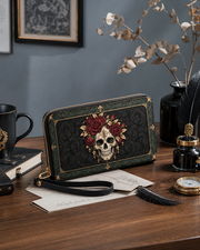 Osseous Rose Long Zip Wallet