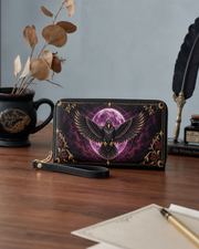 Raven Selenity Long Zip Wallet