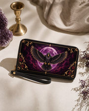 Raven Selenity Long Zip Wallet